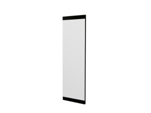 Drewniane lustro "Azus" - 40 x 120 cm - Czarne
