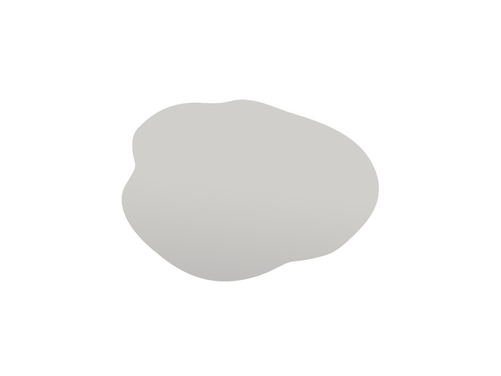 Drewniane lustro "Ohho" - 60 x 85 cm - Czarne