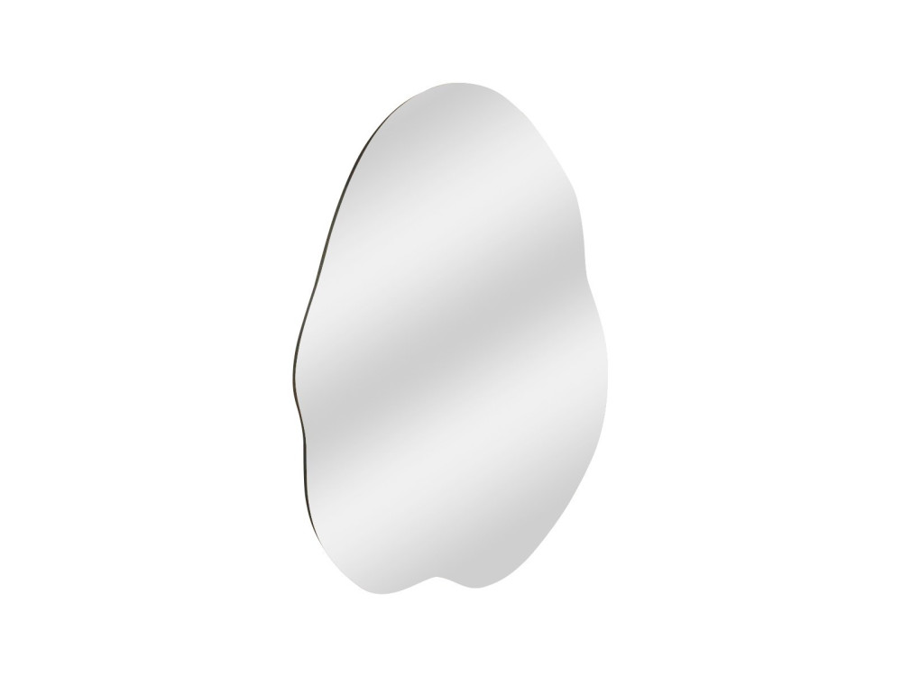 Drewniane lustro "Ohho" - 60 x 85 cm - Czarne