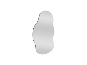 Drewniane lustro "Baby" - 40 x 72 cm - Czarne
