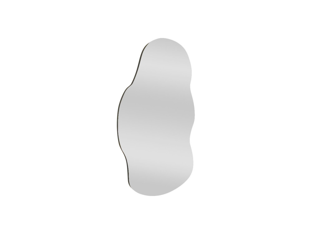 Drewniane lustro "Baby" - 40 x 72 cm - Czarne