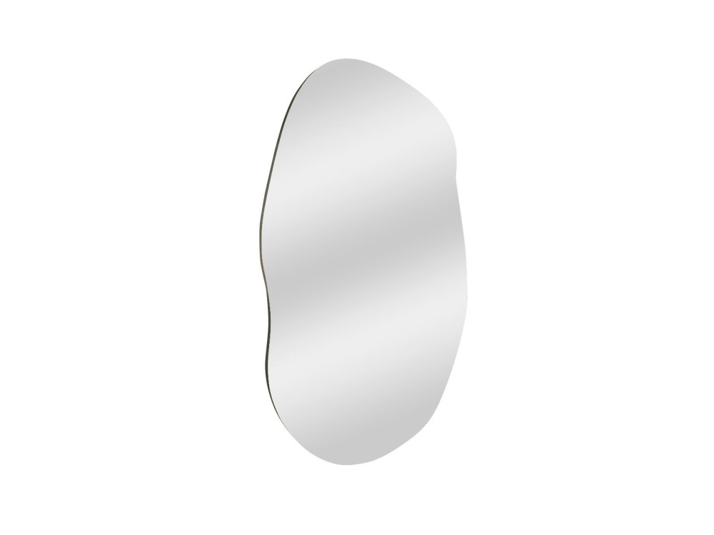 Drewniane lustro "Lossa" - 52 x 89 cm - Czarne