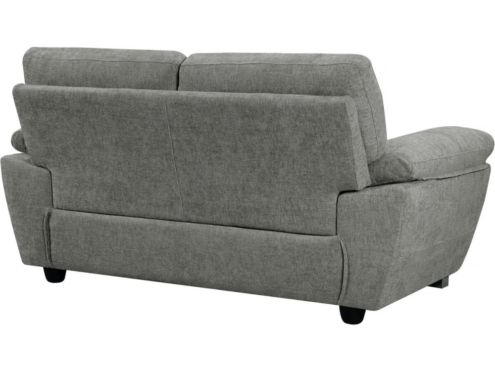Sofa z tkaniny stalej „Dallas” – 169 x 88 x 90 cm – 2 miejsca – Szara