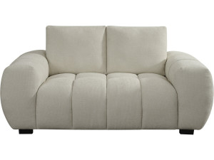 Sofa z tkaniny szenilowej "Cambon" - 2 miejsca - Bez