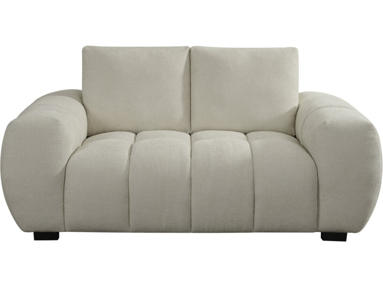Sofa z tkaniny szenilowej "Cambon" - 2 miejsca - Bez