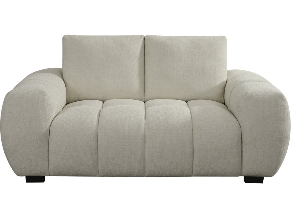 Sofa z tkaniny szenilowej "Cambon" - 2 miejsca - Bez
