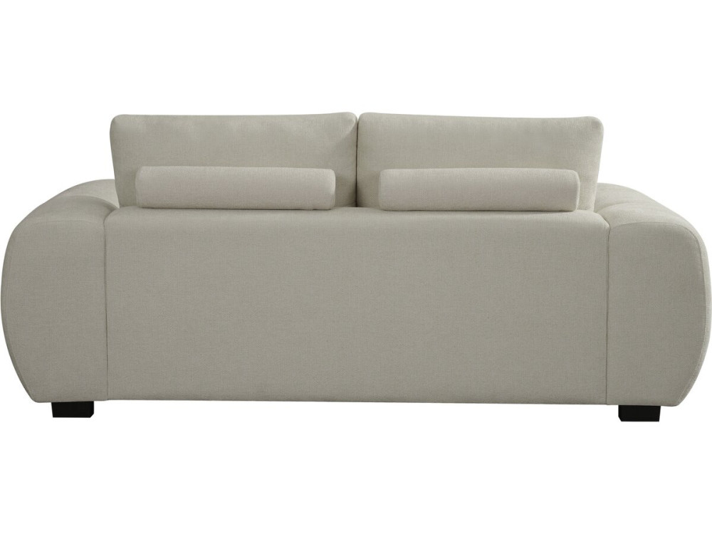 Sofa z tkaniny szenilowej "Cambon" - 2 miejsca - Bez