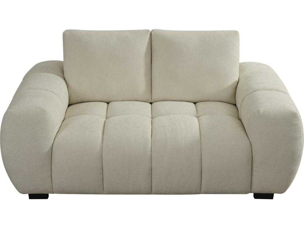 Sofa z tkaniny szenilowej "Cambon" - 2 miejsca - Bez