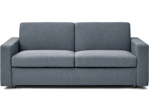 Sofa rozkładana materiałowa "Diana" express - Powierzchnia spania: 140 cm - 3 miejsca - Szara