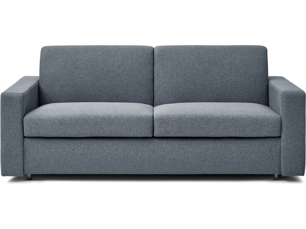Sofa rozkładana materiałowa "Diana" express - Powierzchnia spania: 140 cm - 3 miejsca - Szara