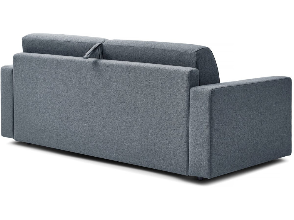 Sofa rozkładana materiałowa "Diana" express - Powierzchnia spania: 140 cm - 3 miejsca - Szara