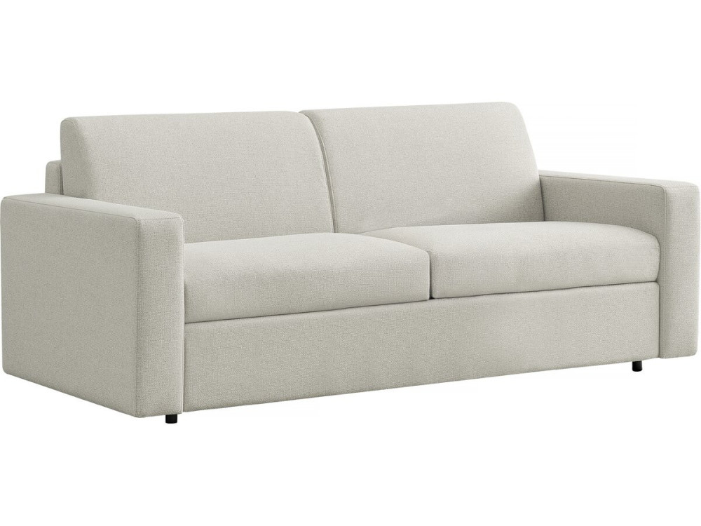 Sofa rozkładana "Diana" z tkaniny ekspresowej - 140 cm spania - 3-osobowa - Beżowa