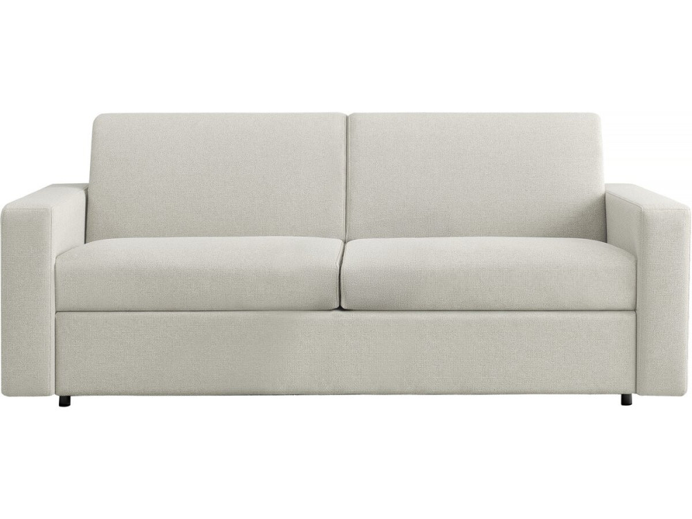 Sofa rozkładana "Diana" z tkaniny ekspresowej - 140 cm spania - 3-osobowa - Beżowa
