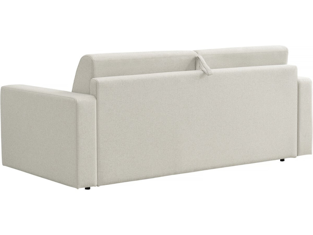 Sofa rozkładana "Diana" z tkaniny ekspresowej - 140 cm spania - 3-osobowa - Beżowa