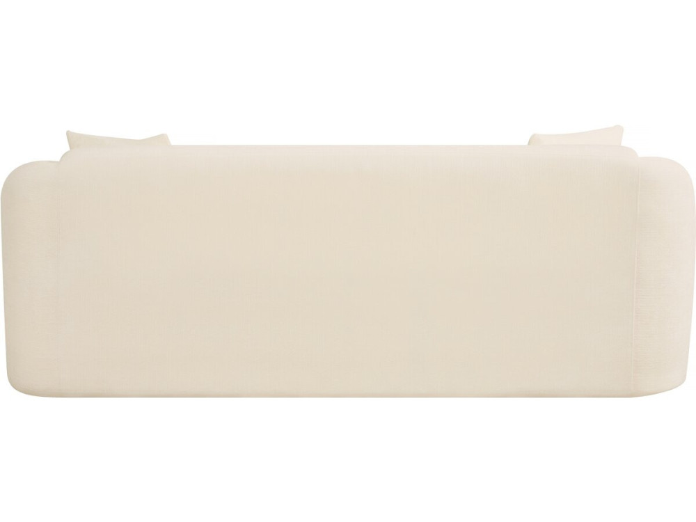 Sofa "Ondine" z tkaniny - 3-osobowa - beżowa
