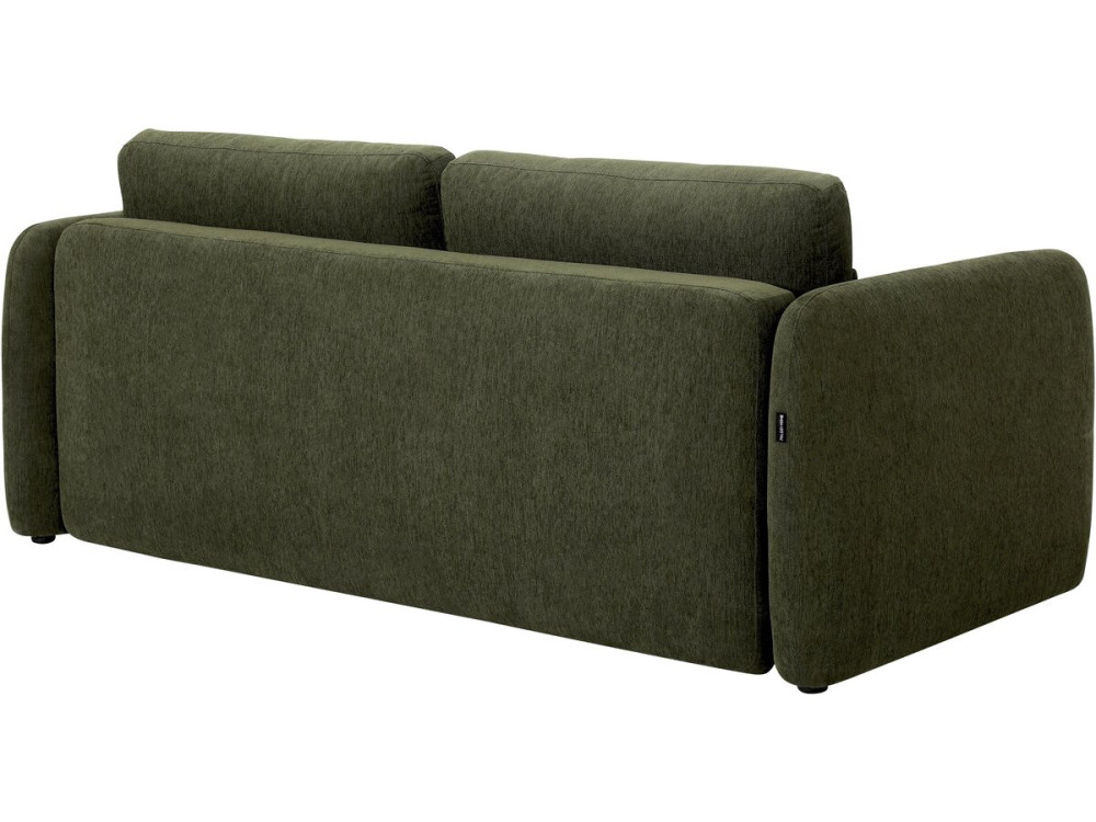 3-osobowa sofa prosta z funkcją rozkładania, obita tkaniną „Concorde” – zielona