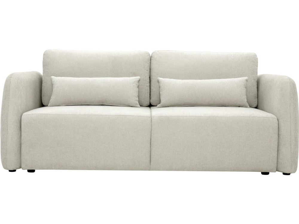 3-osobowa sofa prosta z funkcją rozkładania, obita tkaniną „Concorde” – beżowa
