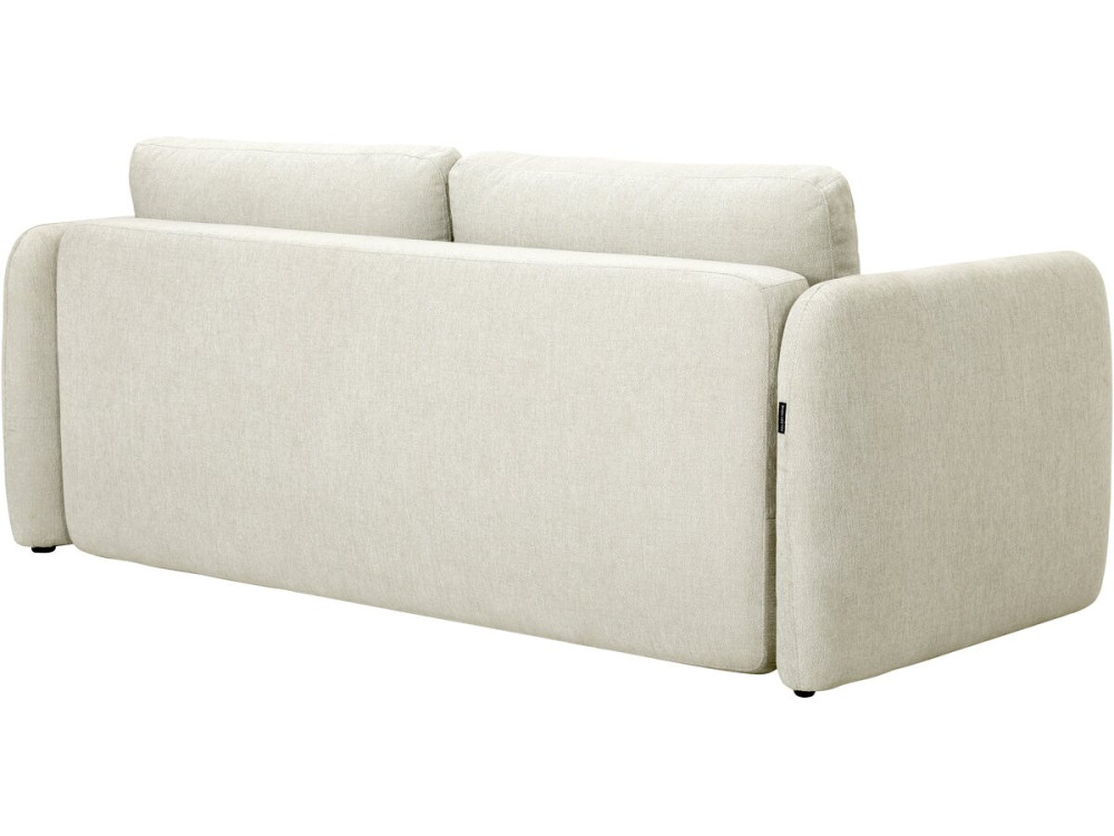 3-osobowa sofa prosta z funkcją rozkładania, obita tkaniną „Concorde” – beżowa