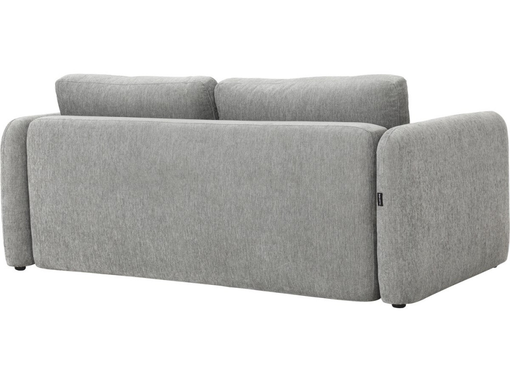3-osobowa sofa prosta z funkcją rozkładania, obita tkaniną „Concorde” – szara