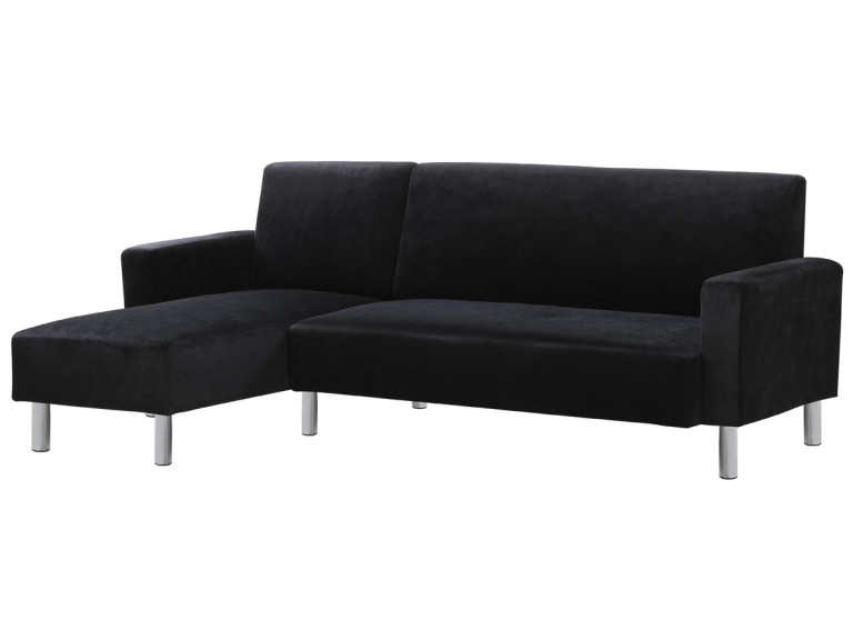 Tapicerowana sofa narożnikowa odwracana „Rio” - 4 miejsca - Szary antracytowy