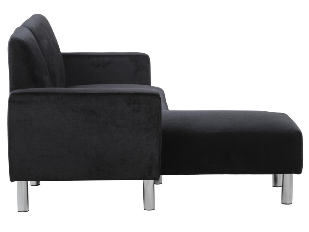 Tapicerowana sofa narożnikowa odwracana „Rio” - 4 miejsca - Szary antracytowy