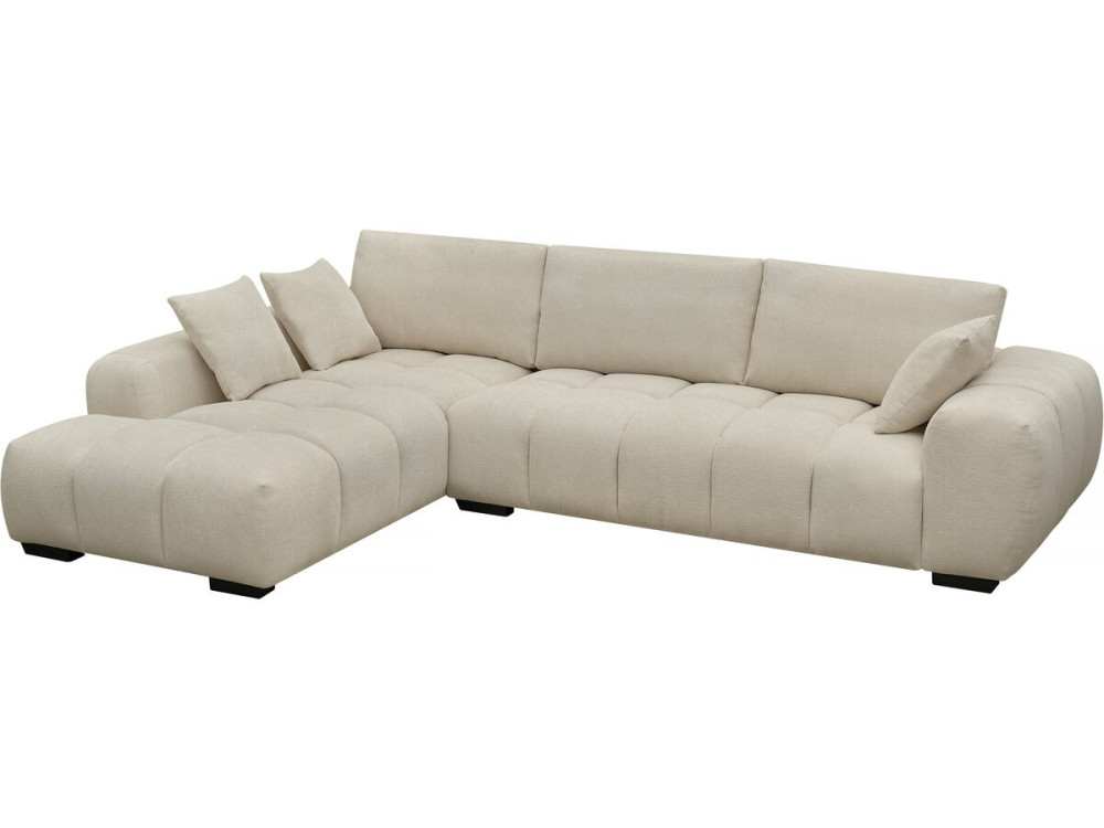 Sofa narożna "Monceau" - 3-osobowa - beżowa