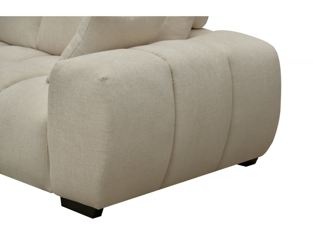 Sofa narożna "Monceau" - 3-osobowa - beżowa