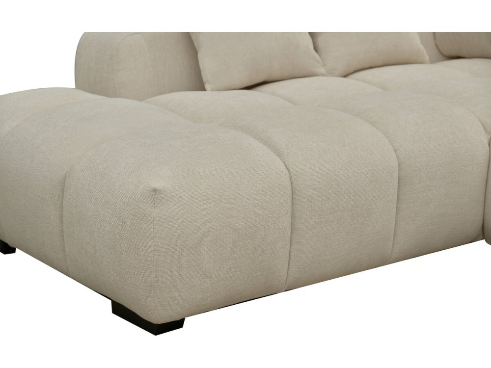 Sofa narożna "Monceau" - 3-osobowa - beżowa