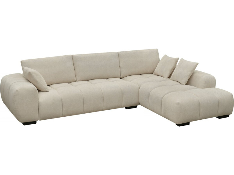 Sofa narożna "Monceau" - 3-osobowa - beżowa