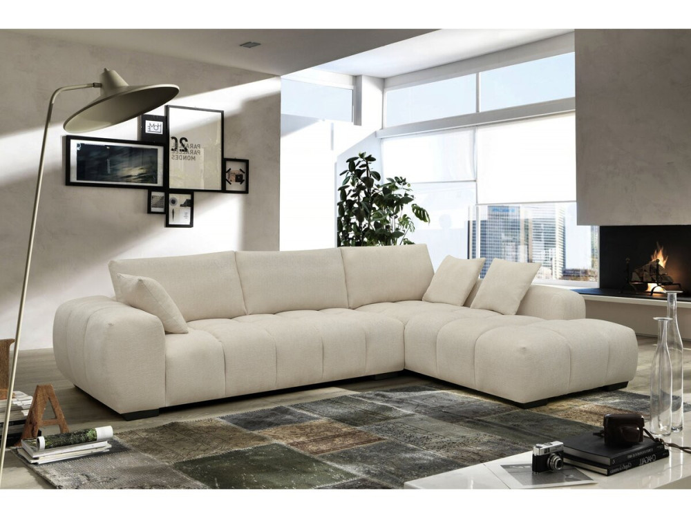Sofa narożna "Monceau" - 3-osobowa - beżowa