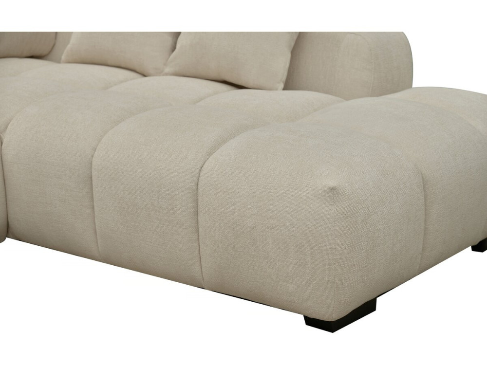 Sofa narożna "Monceau" - 3-osobowa - beżowa