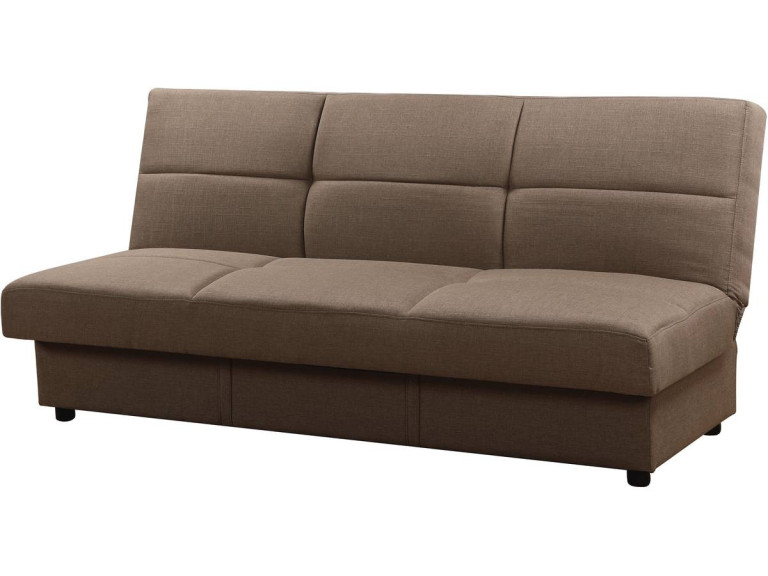 Wersalka „Enzo” - 185 x 84 x 85 cm - 3 miejsca - Szaro-brązowa