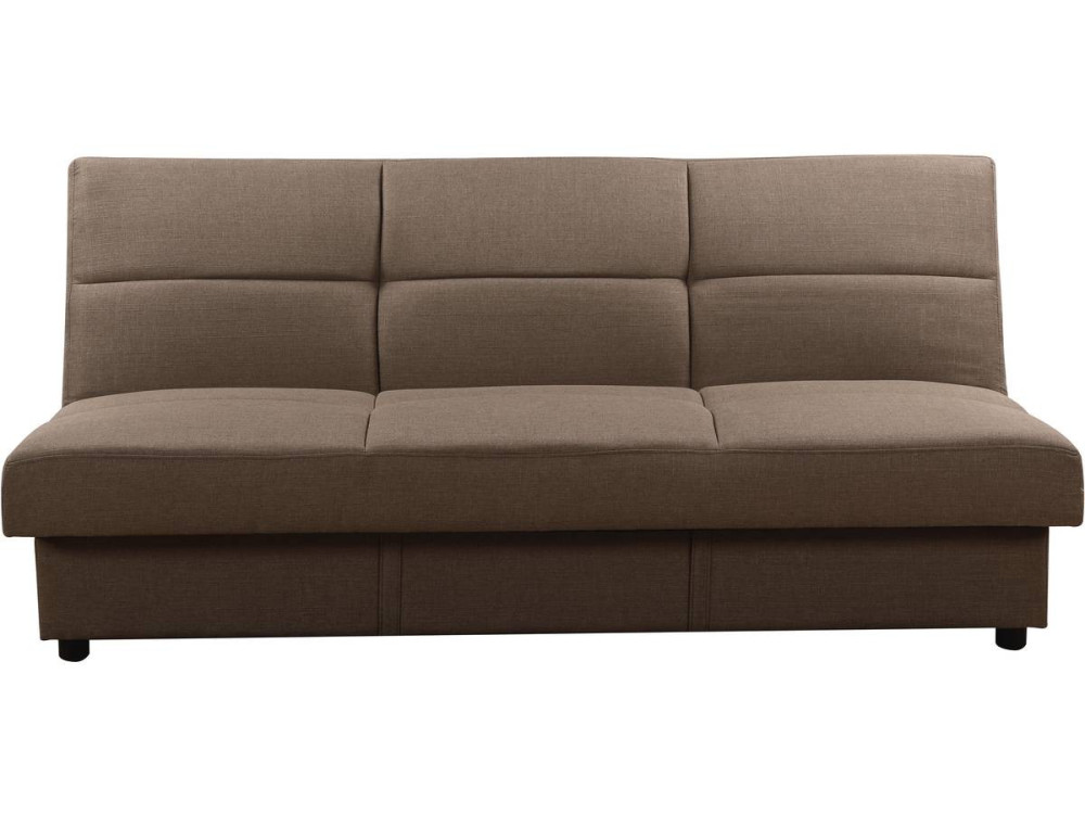 Wersalka „Enzo” - 185 x 84 x 85 cm - 3 miejsca - Szaro-brązowa
