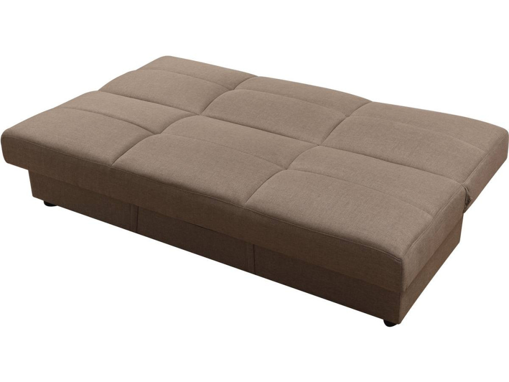 Wersalka „Enzo” - 185 x 84 x 85 cm - 3 miejsca - Szaro-brązowa