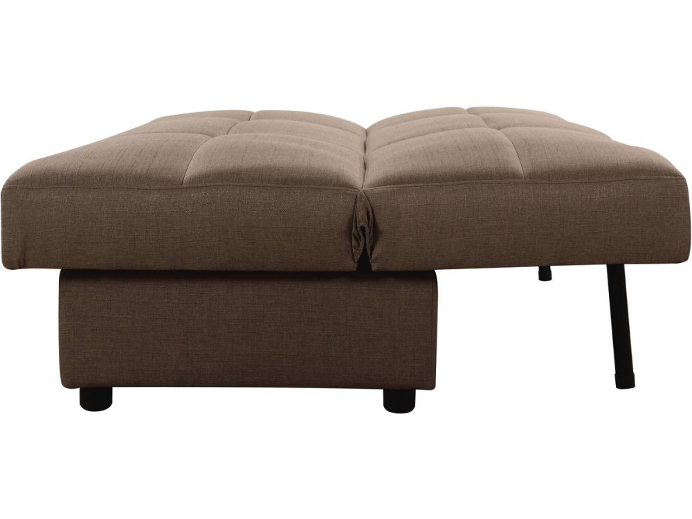 Wersalka „Enzo” - 185 x 84 x 85 cm - 3 miejsca - Szaro-brązowa