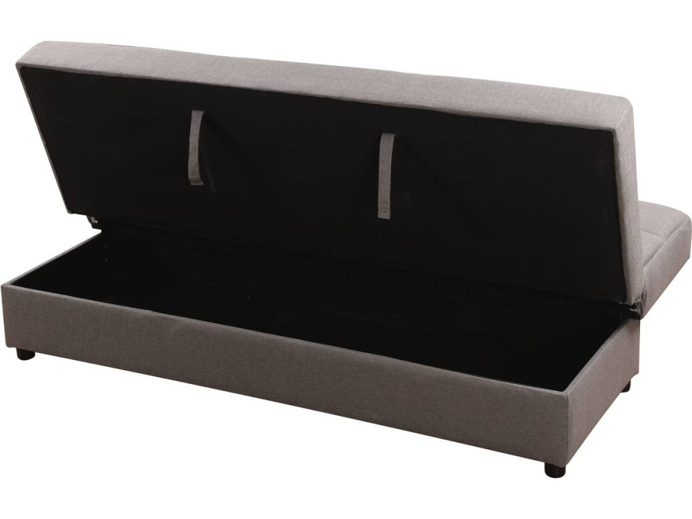 Wersalka "Enzo" - 185 x 84 x 85 cm - 3 miejsca - Szara