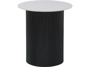Stolik kawowy ceramiczny "Eclat", stolik nocny, stolik boczny - 50 x 50 x 55 cm - biały