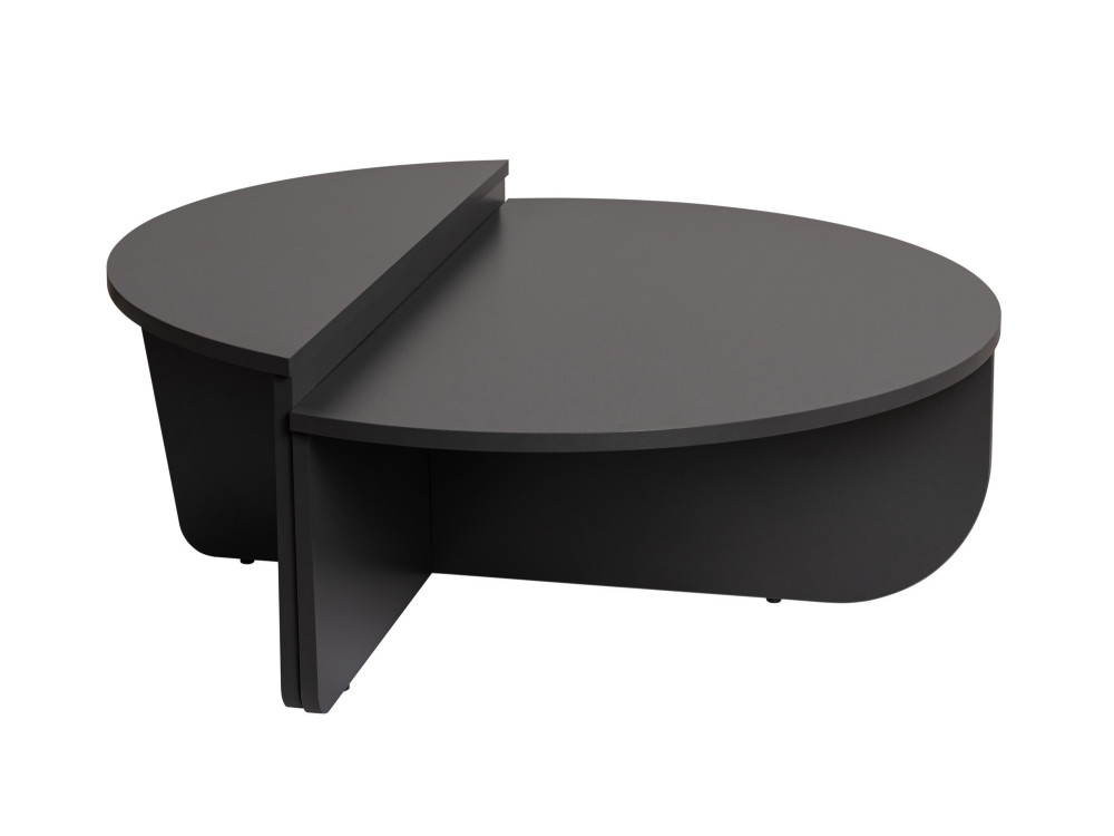Drewniany stolik kawowy "Orion" 90 x 60 x 30 cm - Antracyt