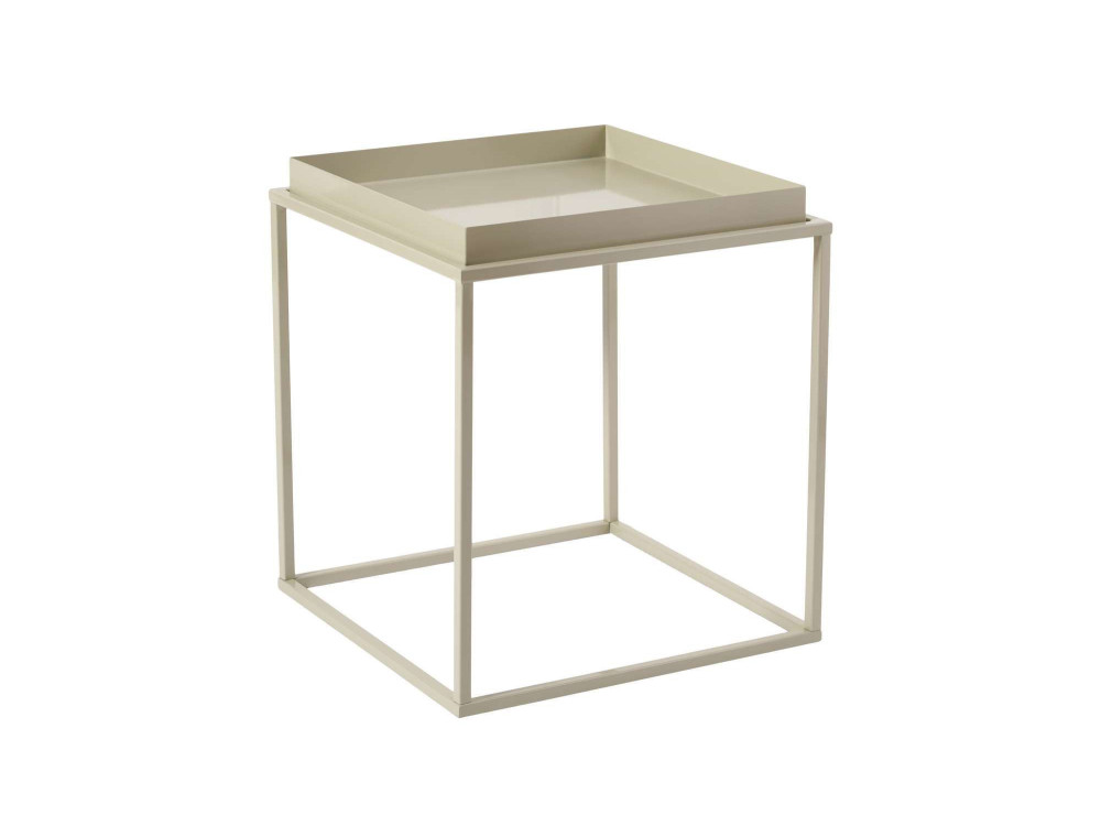 Metalowy stolik kawowy "Koala" 45 x 45 x 52 cm - Taupe
