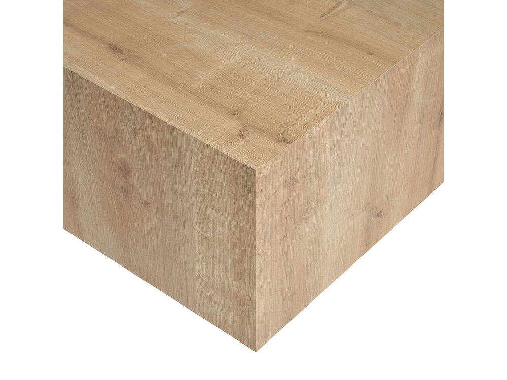 Stolik kawowy "Prizma" MDF - 90 x 90 x 35 cm - Dąb Szafirowy