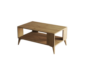 Drewniany stolik kawowy "Authentic" - 90 x 41 x 54 cm - Brązowy