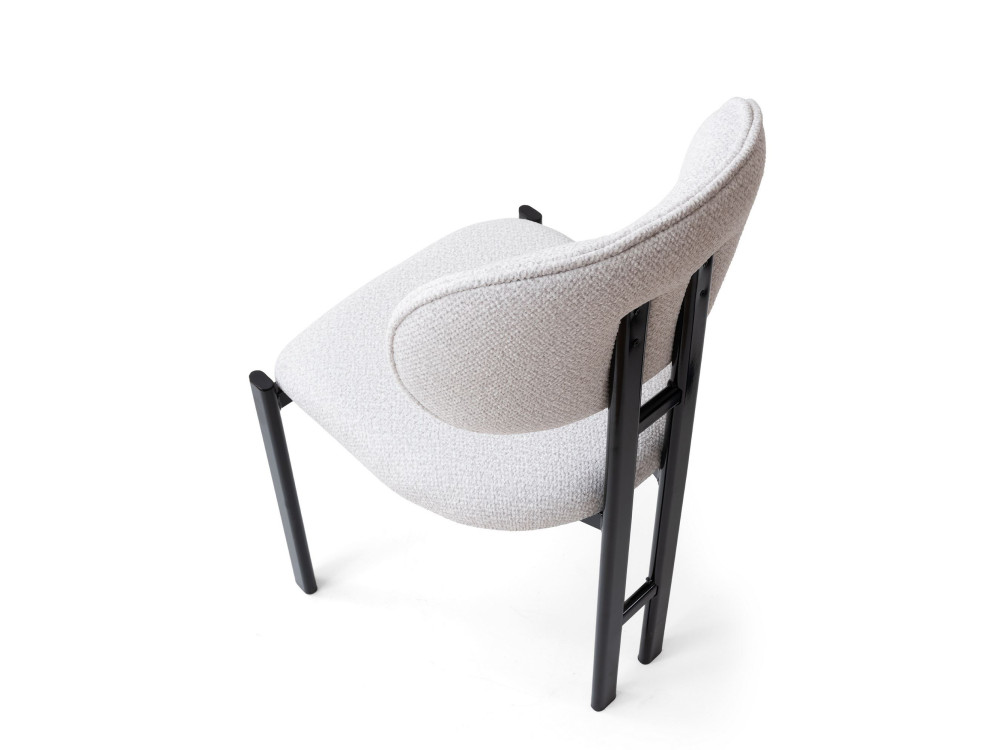 Zestaw metalowych krzeseł "Muriz" (2 sztuki) - Off-white