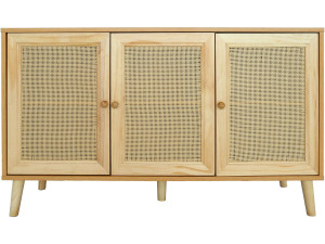 Kredens „Neuille” w stylu trzciny - 120 x 40 x 71,5 cm - bez