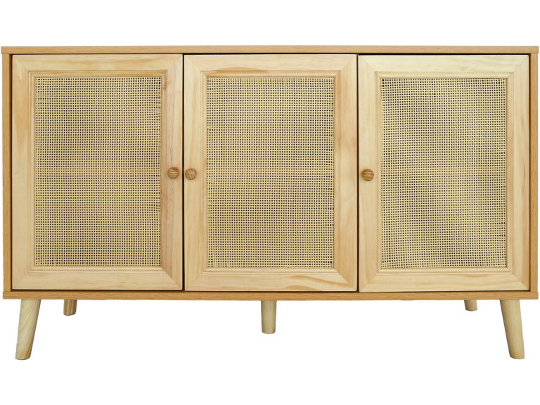 Kredens „Neuille” w stylu trzciny - 120 x 40 x 71,5 cm - bez