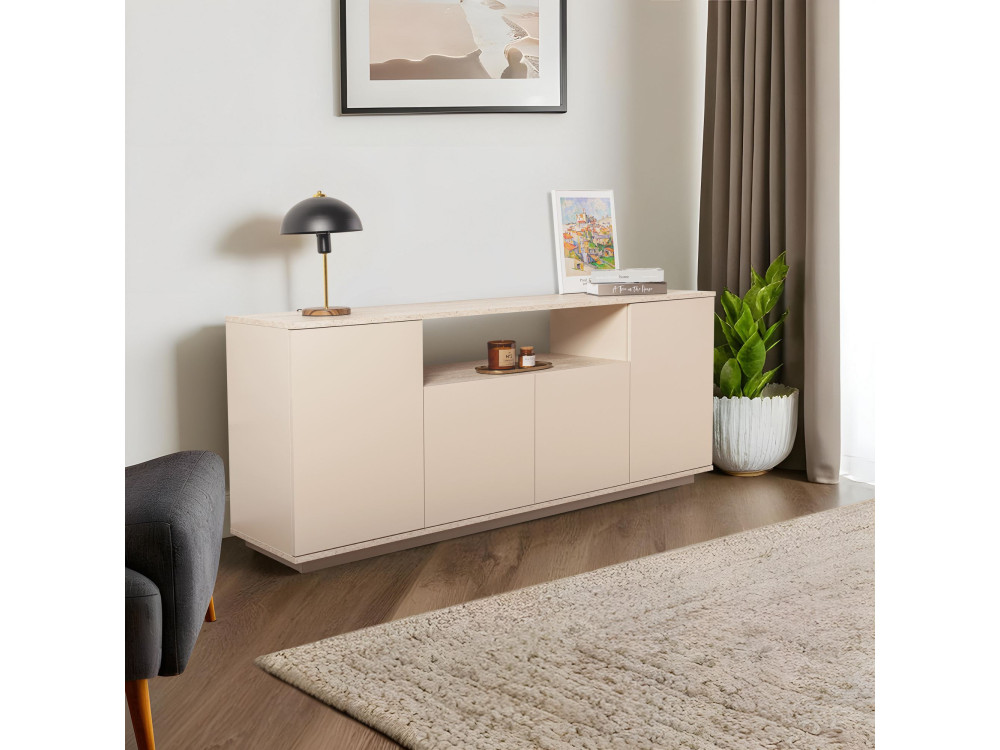 Drewniana konsola "Arista" 180 x 44,5 x 75 cm - Mink