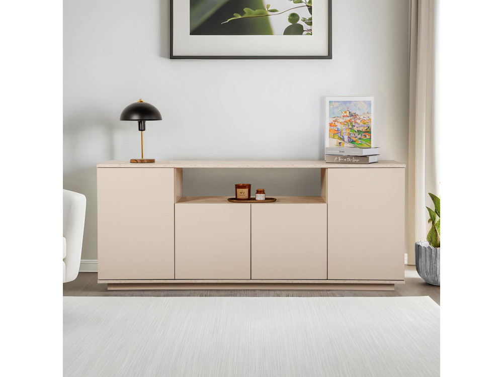 Drewniana konsola "Arista" 180 x 44,5 x 75 cm - Mink