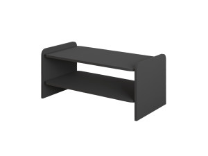 Drewniany stolik „Amon” – 89,8 x 39,8 x 44,8 cm – antracytowy