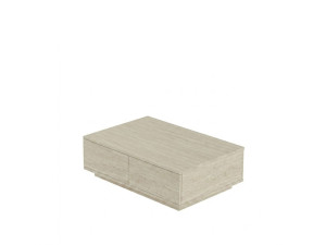 Drewniany stolik kawowy „Ave14” – 90 x 60 x 28 cm – trawertyn