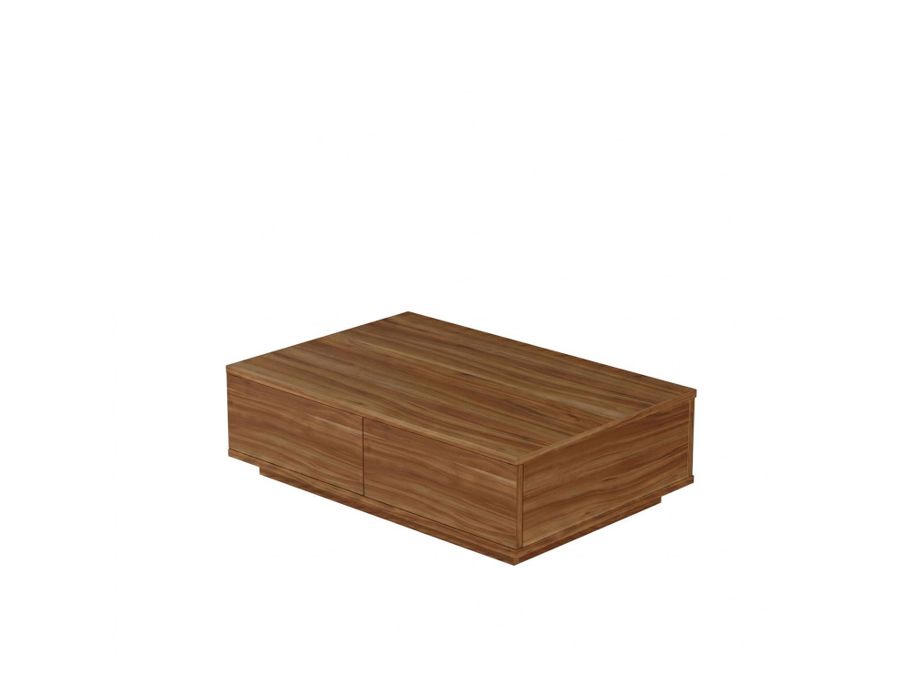 Drewniany stolik kawowy „Ave14” – 90 x 28,6 x 60 cm – orzech