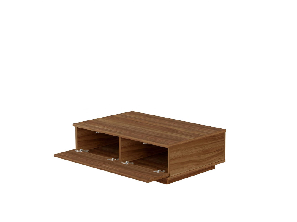 Drewniany stolik kawowy „Ave14” – 90 x 28,6 x 60 cm – orzech